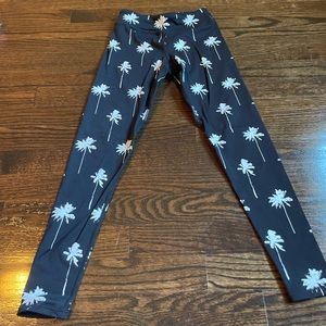 Spiritual gangster pal tree leggings
